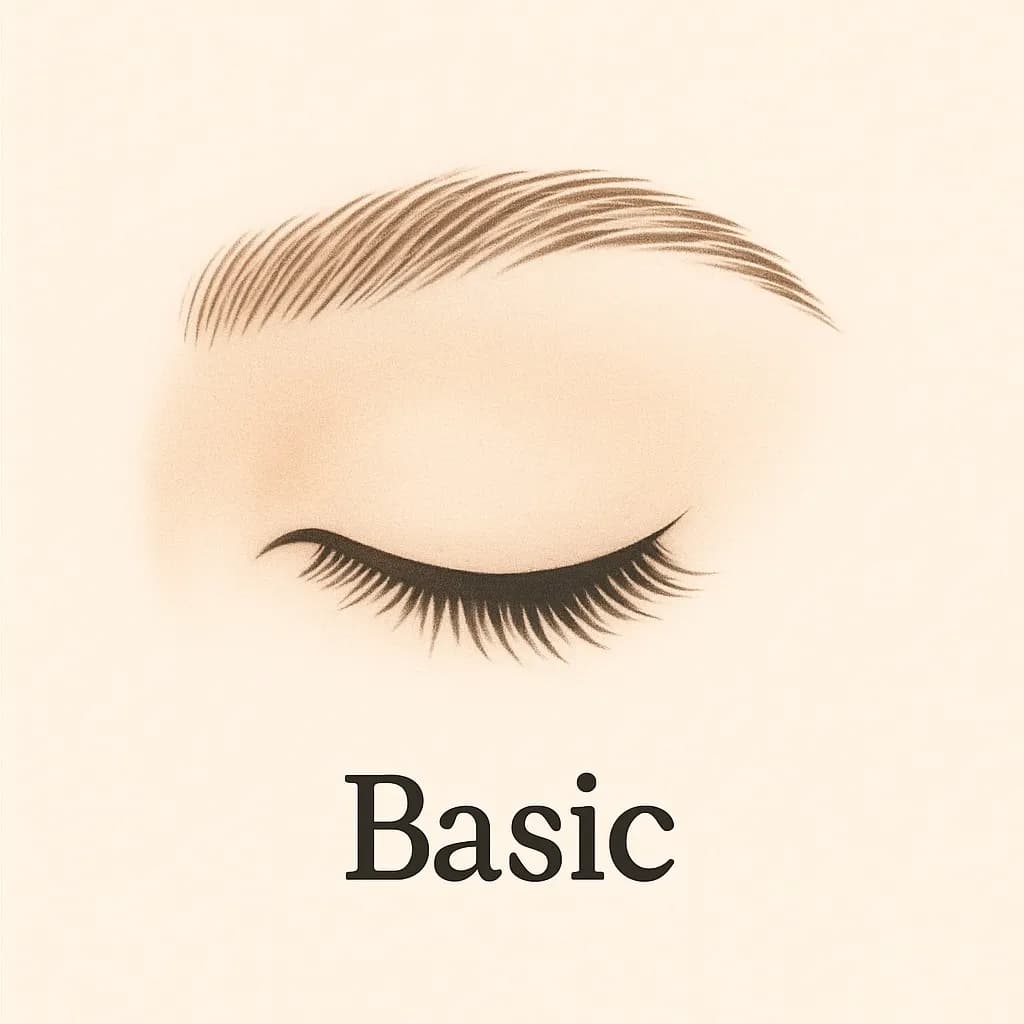 베이직 눈썹 시술