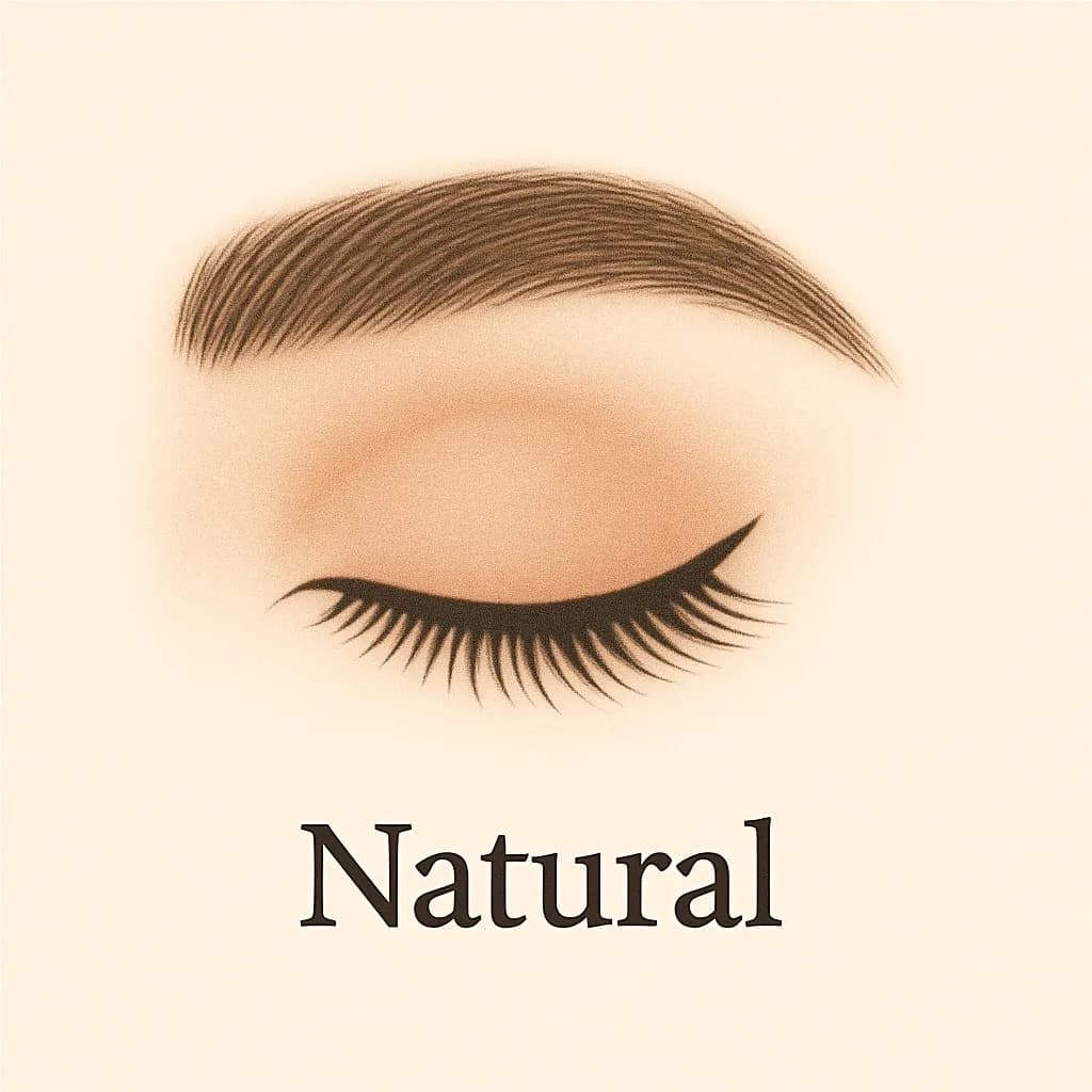 자연 눈썹 시술